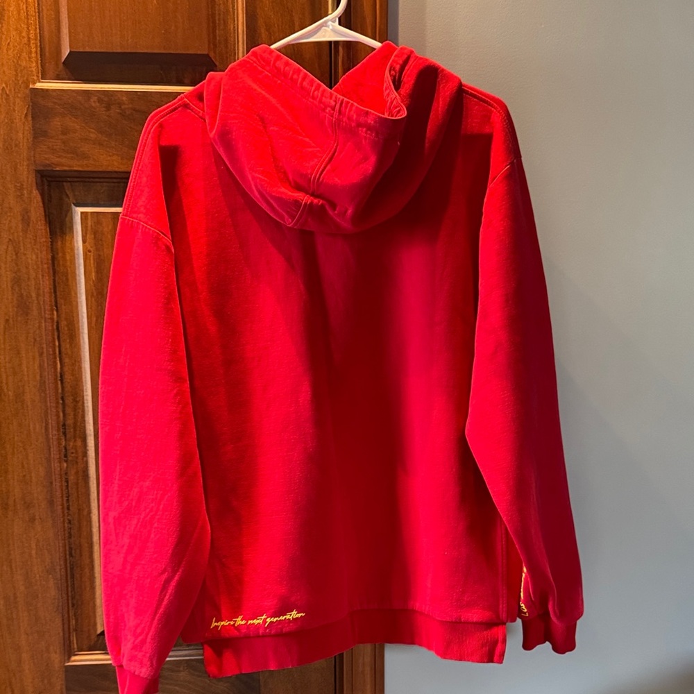 YoungLA Bold Red Hoodie Sweater - Picture 5 of 5